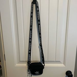 adidas Originals Festival Crossbody Bag, Black/White